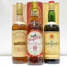 020500 Glenfarclas 10,Glenlivet 12, Dufftown-Glenlivet