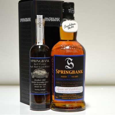 020892 Springbank 17 Year Old - Bottle No 1 of 1 020892 Springbank 17 Year Old - Bottle No 1 of 1
