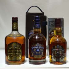 020381 Chivas Regal 2 x 12 Year Old & 1 x 18 Year Old
