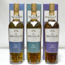 020740 Macallan Fine Oaks - 12, 15 & 18 Year Olds