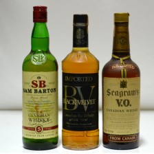 020849 Sam Barton, Black Velvet & Seagram's Canadian Whiskies